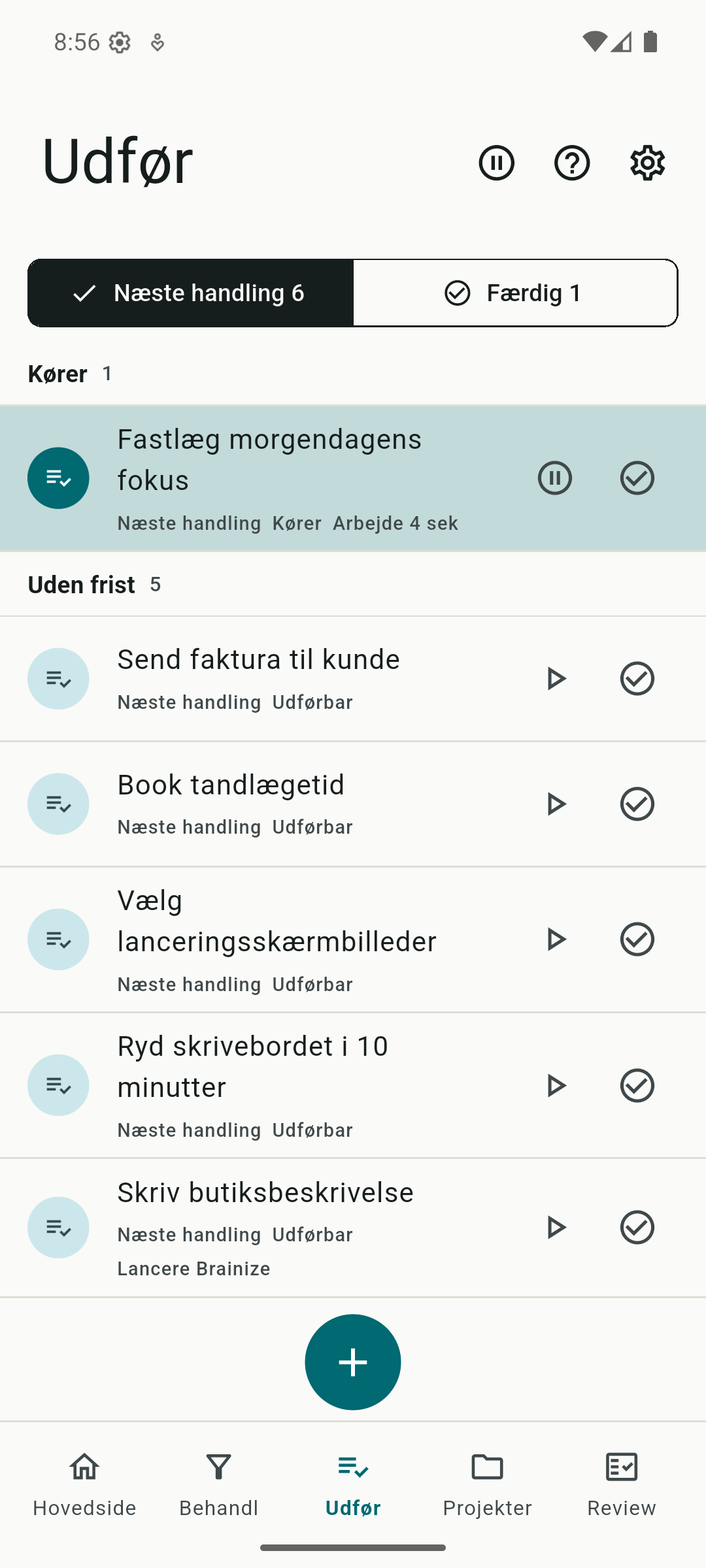 Brainize engage screenshot
