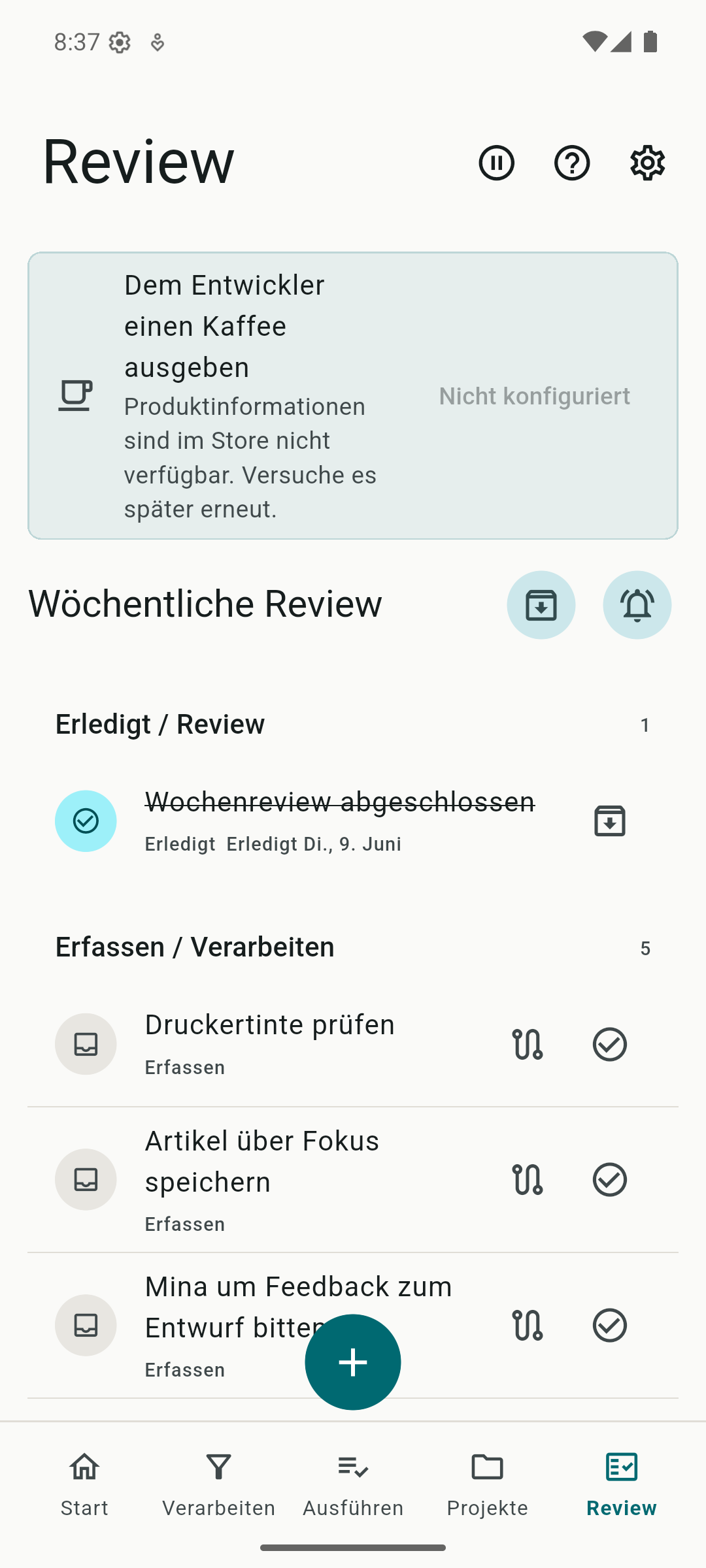 Brainize review screenshot