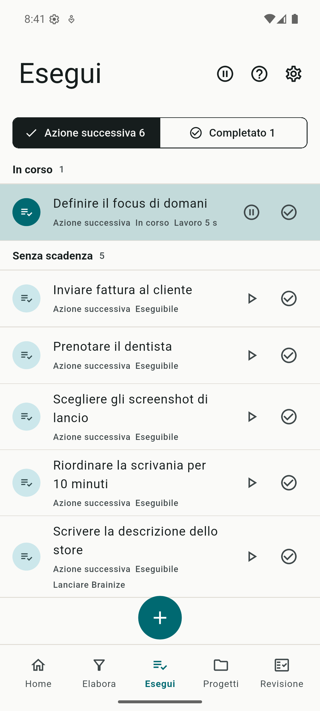 Brainize engage screenshot