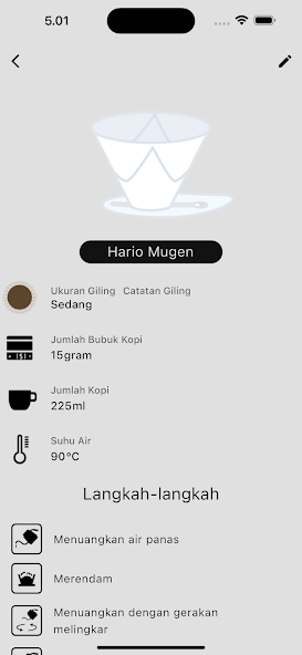Profil Kopi Recipes + brew methods